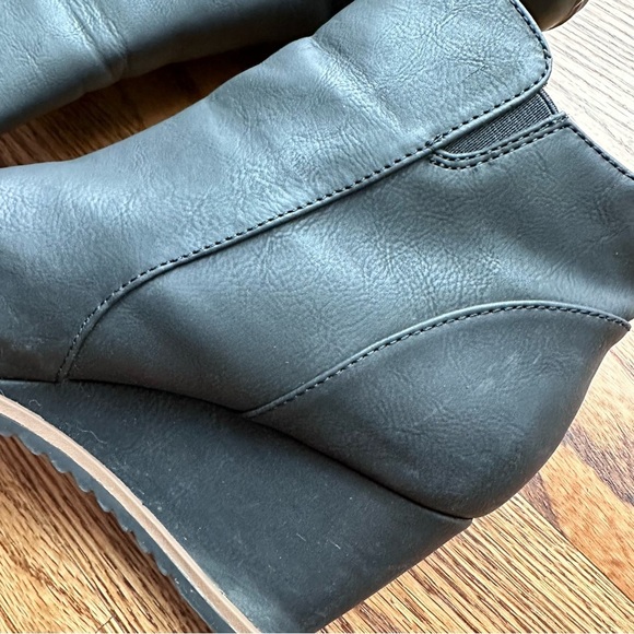 Soul by Naturalizer Women's Size 8M Haley‎ Wedge Heels Booties Shoes Black Comfy - Picture 6 of 9